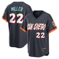 Seanshop S.Diego Padres #22 Mason Miller Player Obsidian 2026 City Connect Home Limited T-shirt Stitched Jerseys