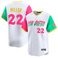 Seanshop S.Diego Padres #22 Mason Miller Player White City Connect Home Limited Stitched Jerseys
