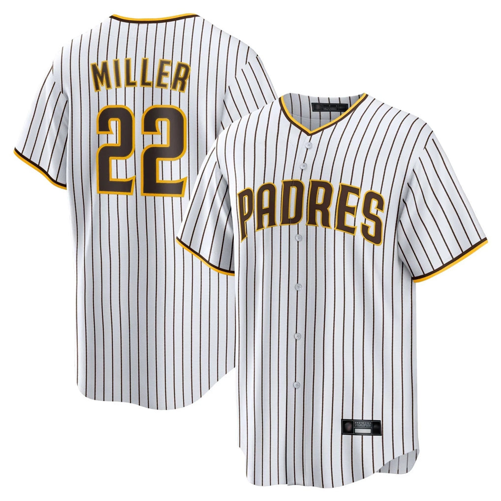 Seanshop S.Diego Padres #22 Mason Miller Player White Home Limited Game Stitched Jerseys