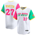 Seanshop S.Diego Padres #27 Nick Pivetta Player White City Connect Home Limited Stitched Jerseys