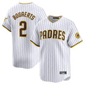 Seanshop S.Diego Padres #2 Xander Bogaerts Player White Home Limited Stitched Jerseys