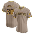 Seanshop S.Diego Padres #30 Gavin Sheets Player Khaki Home Limited Elite Stitched Jerseys