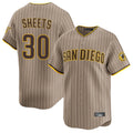 Seanshop S.Diego Padres #30 Gavin Sheets Player Khaki Home Limited Stitched Jerseys