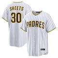 Seanshop S.Diego Padres #30 Gavin Sheets Player White Home Limited Game Stitched Jerseys