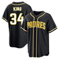 Seanshop S.Diego Padres #34 Michael King Player Black 2026 Fashion Home Stitched Jerseys