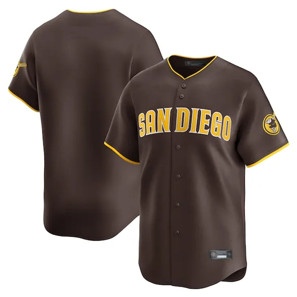 Seanshop S.Diego Padres Blank Player Brown Home Limited Stitched Jerseys