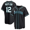 Seanshop  S.Mariners #12 Josh Naylor Player Black Fashion Home Limited Stitched Jerseys