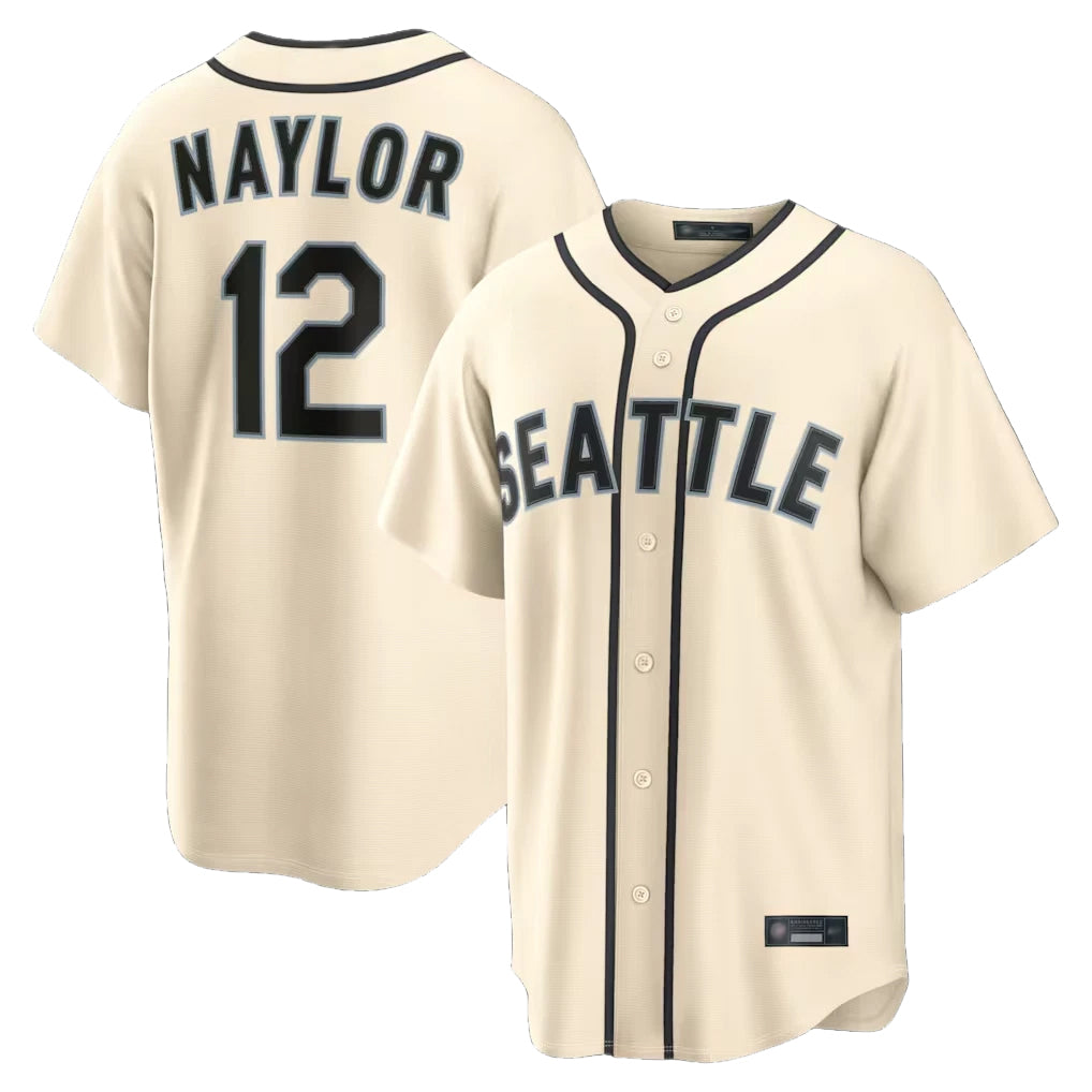 Seanshop  S.Mariners #12 Josh Naylor Player Cream 2026 Home Limited Stitched Jerseys