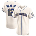 Seanshop  S.Mariners #12 Josh Naylor Player Cream Home Limited Elite Stitched Jerseys