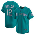 Seanshop  S.Mariners #12 Josh Naylor Player Teal Home Limited Stitched Jerseys