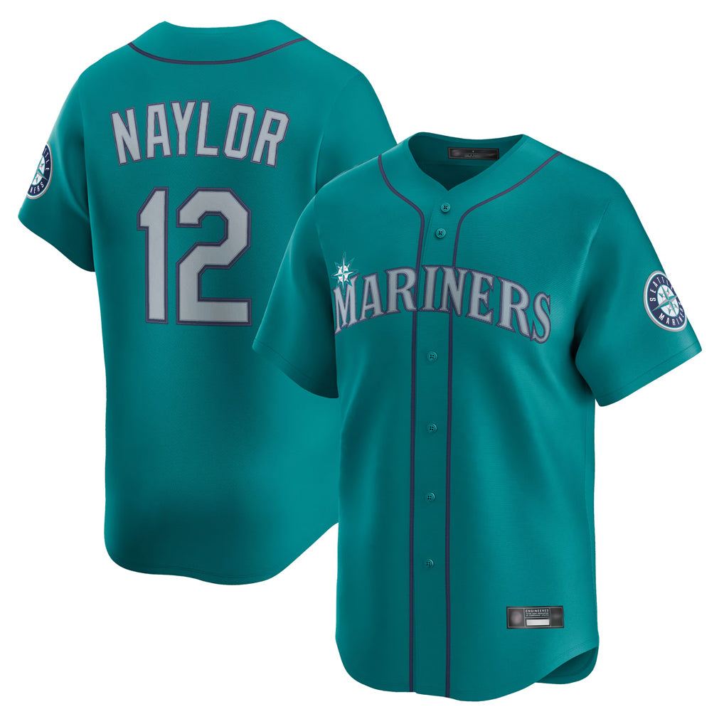 Seanshop  S.Mariners #12 Josh Naylor Player Teal Home Limited Stitched Jerseys