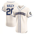 Seanshop  S.Mariners #20 Luke Raley Player Cream Home Limited Elite Stitched Jerseys