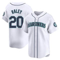 Seanshop  S.Mariners #20 Luke Raley Player White Home Limited Stitched Jerseys