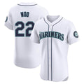 Seanshop  S.Mariners #22 Bryan Woo Player White Home Limited Elite Stitched Jerseys