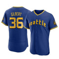 Seanshop  S.Mariners #36 Logan Gilbert Player Royal City Connect Home Limited Elite Stitched Jerseys