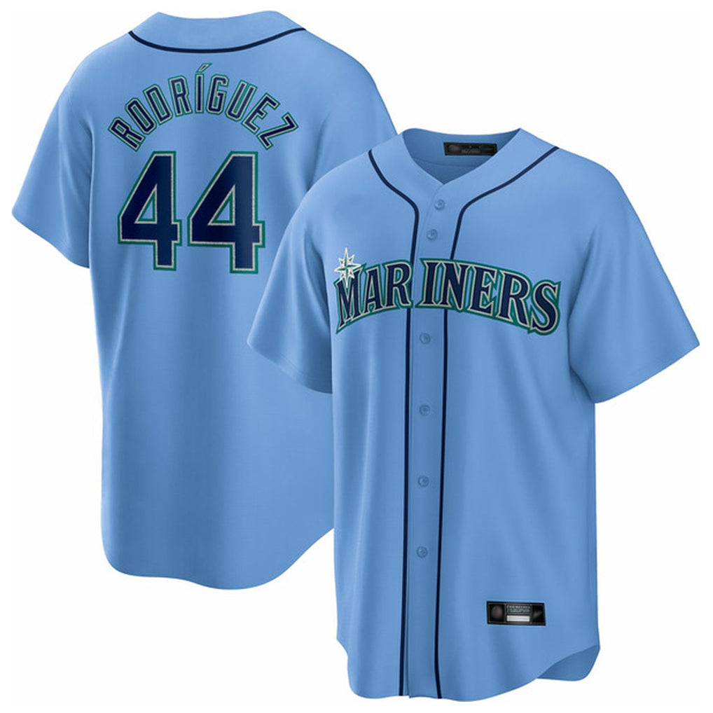 Seanshop  S.Mariners #44 Julio Rodriguez Player Light Blue Home Limited Stitched Jerseys