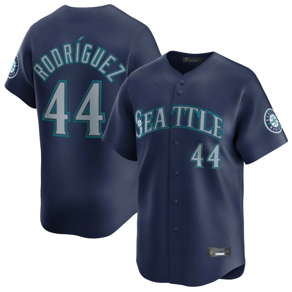 Seanshop  S.Mariners #44 Julio Rodriguez Player Navy Home Limited Stitched Jerseys