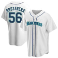 Seanshop  S.Mariners #56 Randy Arozarena Player White Home Game Stitched Jerseys