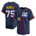 Seanshop  S.Mariners #75 Andres Munoz Player Navy Limited American League All-Star Edition Stitched Jerseys