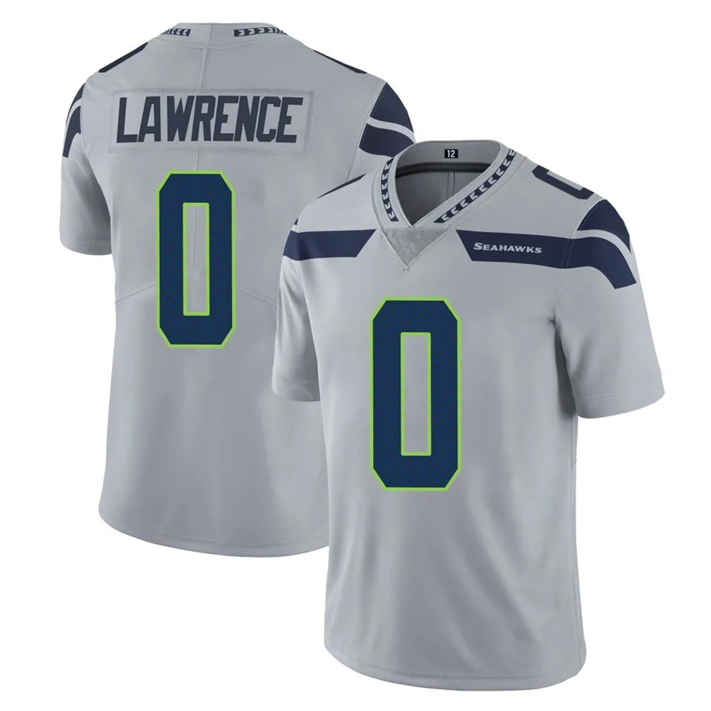 Seanshop  S.Seahawks #0 DeMarcus Lawrence Player Gray Limited Vapor Untouchable Home Game Stitched Jerseys