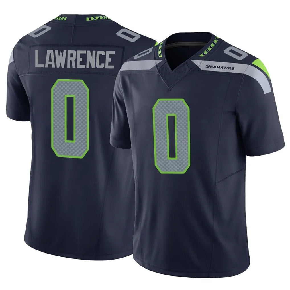 Seanshop S.Seahawks #0 DeMarcus Lawrence Player Navy Limited Vapor F.U.S.E. Home Game Stitched Jerseys