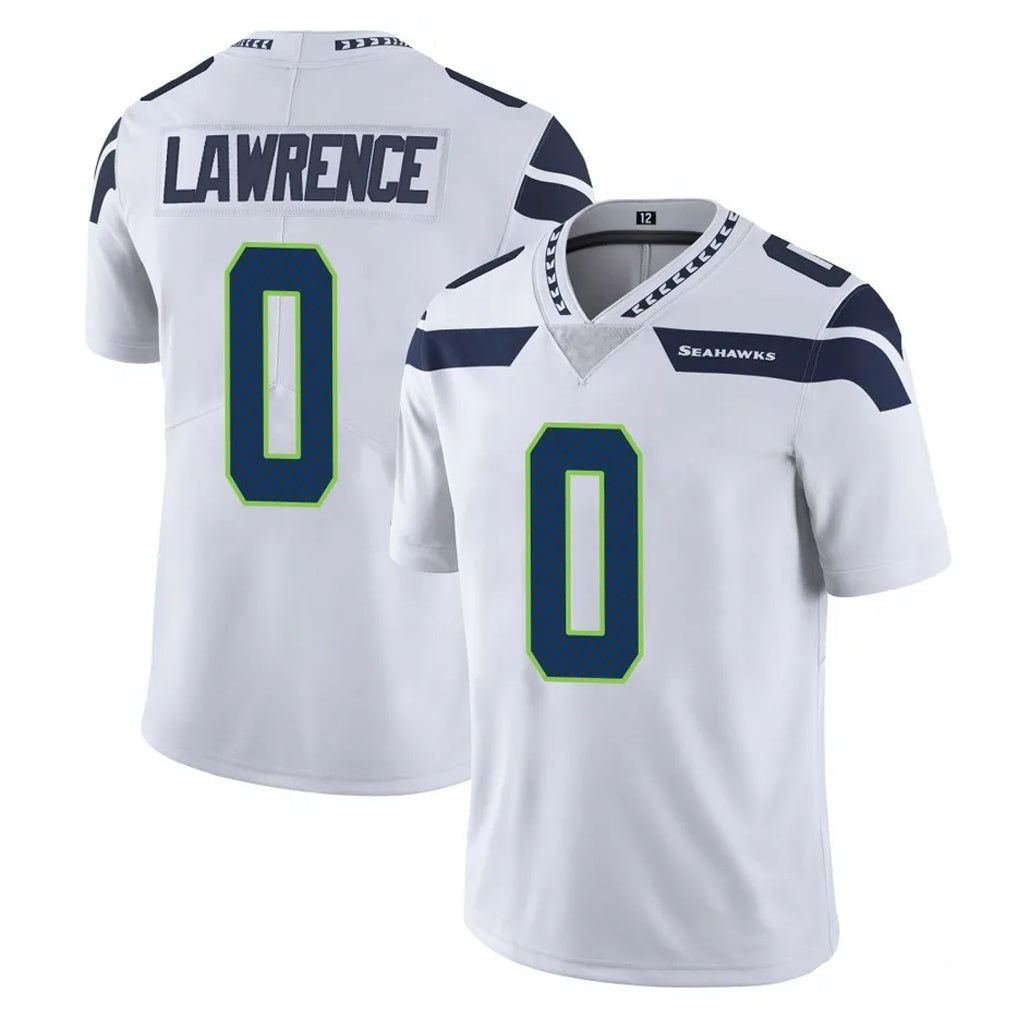 Seanshop S.Seahawks #0 DeMarcus Lawrence Player White Limited Vapor Untouchable Home Game Stitched Jerseys