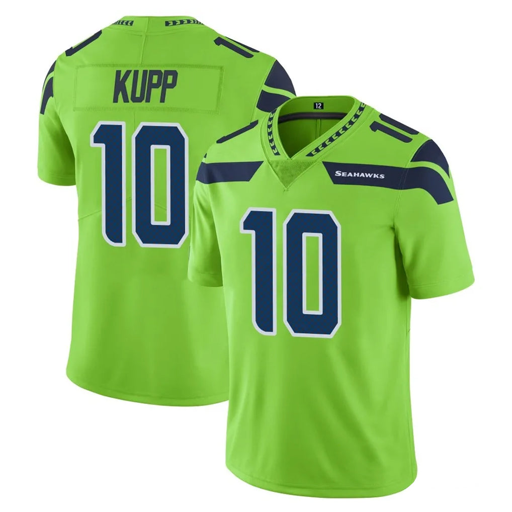 Seanshop S.Seahawks #10 Cooper Kupp Player Green Limited Color Rush Home Game Stitched Jerseys