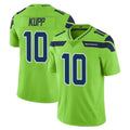 Seanshop S.Seahawks #10 Cooper Kupp Player Green Limited Color Rush Home Game Stitched Jerseys
