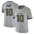 Seanshop S.Seahawks #10 Cooper Kupp Player Grey 2025 Rivalries Collection Home Game Stitched Jerseys