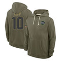 Seanshop S.Seahawks #10 Cooper Kupp Player Olive Salute to Service Pullover Hoodies Limited Stitched Jerseys