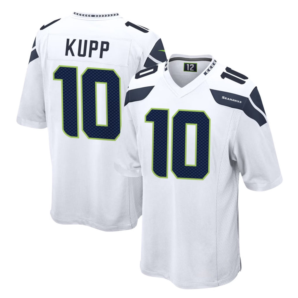 Seanshop S.Seahawks #10 Cooper Kupp Player White Home Game Stitched Jerseys