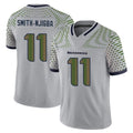 Seanshop S.Seahawks #11 Jaxon Smith-Njigba Player Grey Limited 2025 Rivalries Collection Home Game Stitched Jerseys