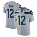 Seanshop S.Seahawks #12 12th Fan Player Gray Limited Vapor Untouchable Home Game Stitched Jerseys