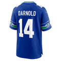 S.Seahawks #14 Sam Darnold Royal  Alternate Game Player Stitched Jerseys