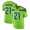 Seanshop S.Seahawks #21 Devon Witherspoon Player Green Limited Color Rush Home Game Stitched Jerseys