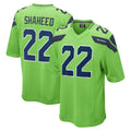 Seanshop S.Seahawks #22 Rashid Shaheed Player Green Home Game Stitched Jerseys