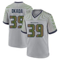 Seanshop S.Seahawks #39 Ty Okada Player Grey 2025 Rivalries Collection Home Game Stitched Jerseys