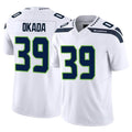 Seanshop S.Seahawks #39 Ty Okada Player White Limited Vapor F.U.S.E. Home Game Stitched Jerseys