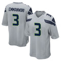 Seanshop S.Seahawks #3 Nick Emmanwori Player Gray Home Game Stitched Jerseys