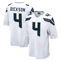 Seanshop S.Seahawks #4 Michael Dickson Player White Home Game Stitched Jerseys
