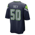 S.Seahawks #50 Jared Ivey College Navy Team Game Jersey