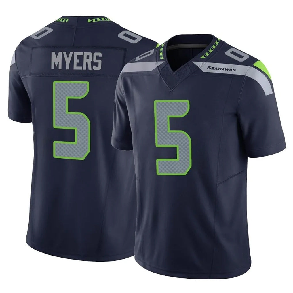 Seanshop S.Seahawks #5 Jason Myers Player Navy Limited Vapor F.U.S.E. Home Game Stitched Jerseys