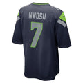 S.Seahawks #7 Uchenna Nwosu College Navy Team Game Jersey