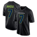 Seanshop S.Seahawks #7 Uchenna Nwosu Player Black Limited Fashion Home Game Stitched Jerseys