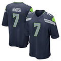 Seanshop S.Seahawks #7 Uchenna Nwosu Player Navy Home Game Stitched Jerseys