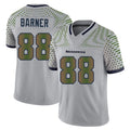 Seanshop S.Seahawks #88 AJ Barner Player Grey Limited 2025 Rivalries Collection Home Game Stitched Jerseys