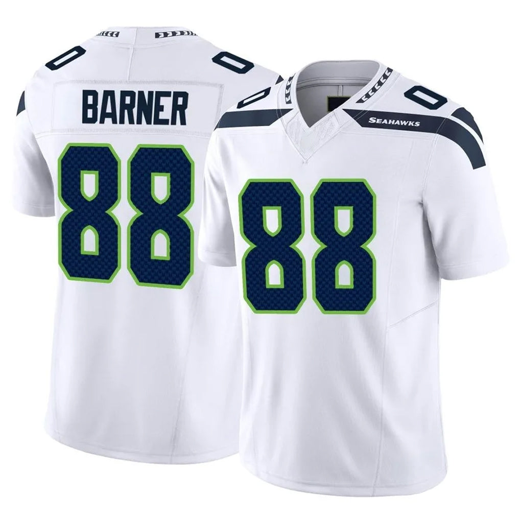 Seanshop S.Seahawks #88 AJ Barner Player White Limited Vapor F.U.S.E. Home Game Stitched Jerseys