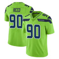 Seanshop S.Seahawks #90 Jarran Reed Player Green Limited Color Rush Home Game Stitched Jerseys