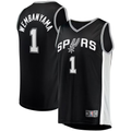 Seanshop SA.Spurs #1 Victor Wembanyama Fanatics Black Fast Break Replica Jerseys - Icon Edition