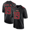 Seanshop SF.49ers #19 Deebo Samuel Sr. Player Black Fashion Home Game Stitched Jerseys